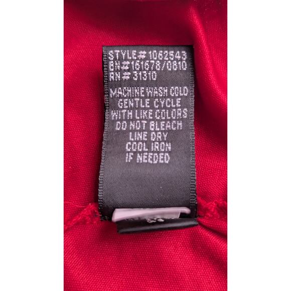 IZ Buyer Y2K top attached camiSz M (6) ruffles glistens laceHallow EUC buttons - Picture 3 of 11